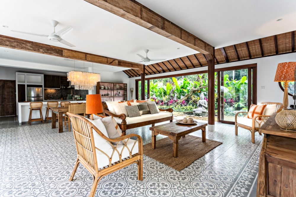Timeless Ambience in Bali Villas Seminyak with Caned Rattan