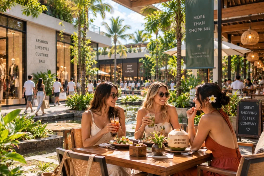 Bali shopping dining experience
